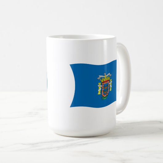 Melilla Flag Tasse (VorderseiteRechts)