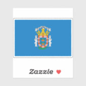 Melilla-Flagge Aufkleber (Blatt)