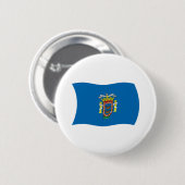 Melilla-Flaggen-Button Button (Vorne & Hinten)
