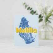 Melilla Postkarte (Stehend Vorderseite)