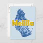 Melilla Postkarte (Vorne/Hinten)