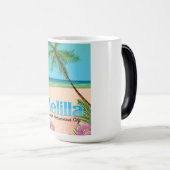 Melilla Spanish Autonome City Travel Poster. Verwandlungstasse (VorderseiteRechts)