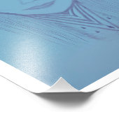 Melina Galactic Being Fotodruck (Ecke)