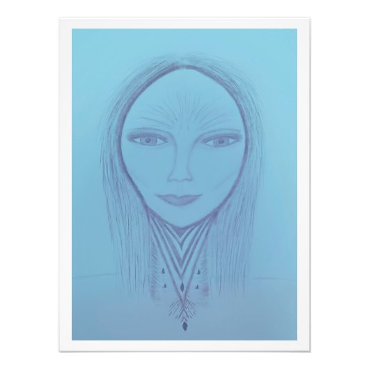 Melina Galactic Being Fotodruck (Vorne)