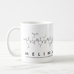 Melina Peptid-Namen-Tasse Kaffeetasse
