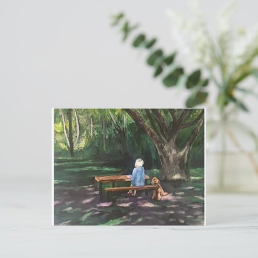 Melinda und Doolin Postkarte (Stehend Vorderseite)