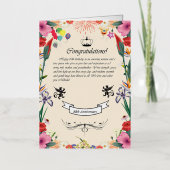 Melindas 80. Geburtstagskarte (Vorderseite)