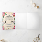 Melindas 80. Geburtstagskarte Dreifach Gefaltete Ankündigung (Innenseite)