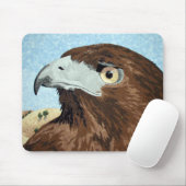 Melinistischer Roter Schwanz- textil Mousepad (Mit Mouse)
