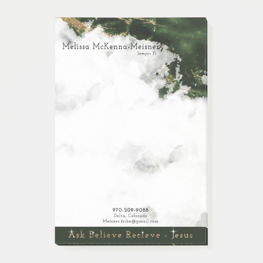 Melissa 1 post-it klebezettel (Vorderseite)