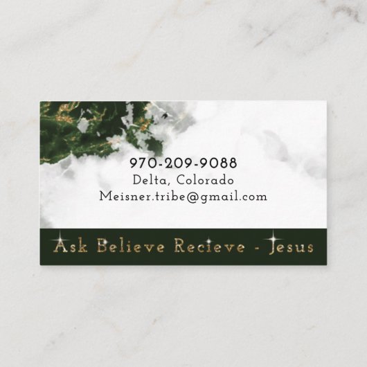 Melissa 1 Visitenkarte (Rückseite)