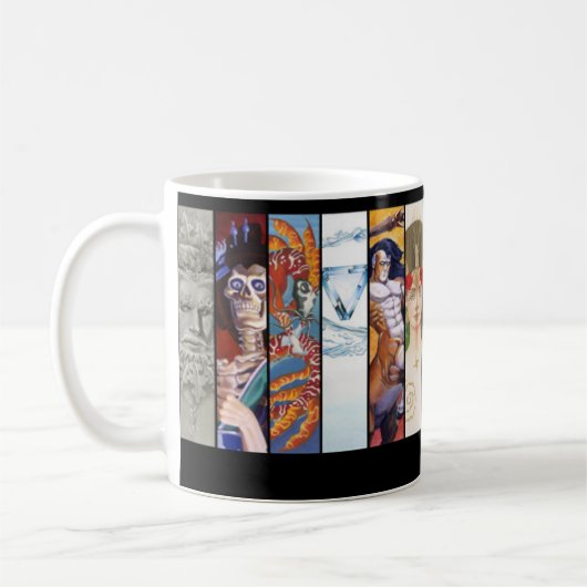 Melissa A Benson Sampler Kaffeetasse (Links)