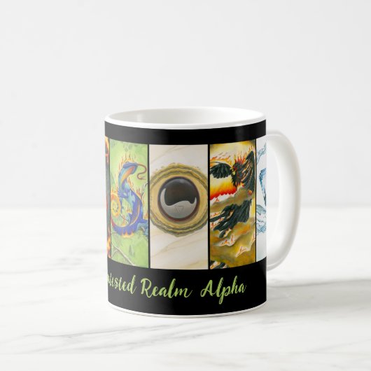 Melissa A Benson Sorcery Sampler Kaffeetasse (VorderseiteRechts)