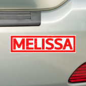 Melissa Briefmarke Autoaufkleber (Auf Auto)
