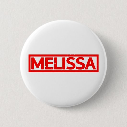 Melissa Briefmarke Button (Vorderseite)