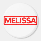 Melissa Briefmarke Magnet (Vorne)