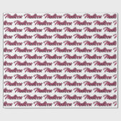 Melissa faded pink personalisiertes Geschenkpapier (Flach)