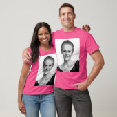 Melissa Mcbride Schwarz-weißer Pop T-Shirt (Unisex)