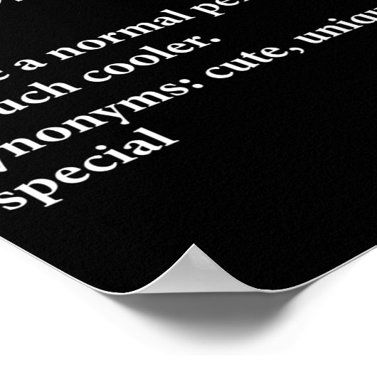 Melissa Name Definition Poster (Ecke)