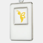 Melissa Rahmen-Ornament Silber (Links)