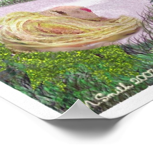 MELISSA SLEEPS POSTER (Ecke)