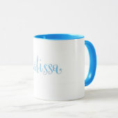 Melissa-Tasse im Blau Tasse (VorderseiteRechts)