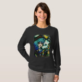 Melissa-Vampirs-Wolf-Fantasie-Winter-Kunst T-Shirt (Vorne ganz)