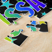 "MELISSA" Vorname, Spaß "GLÜCKLICHER GEBURTSTAG" Puzzle (Seite)