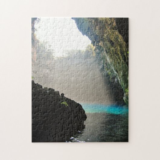 Melissani Höhle (Kefalonia) Puzzle (Vertikal)