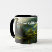 Melissa's Morgenkaffee Personalisiert anpassbar Tasse (Vorderseite Links)
