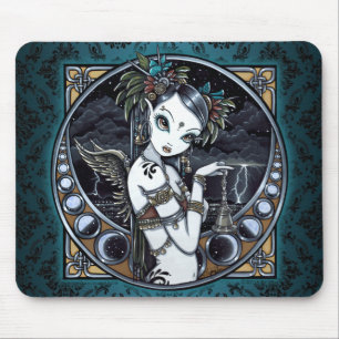 "Melita" Goth Stammes- Fusions-Tänzer-Engel Mousepad