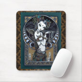 "Melita" Goth Stammes- Fusions-Tänzer-Engel Mousepad (Mit Mouse)