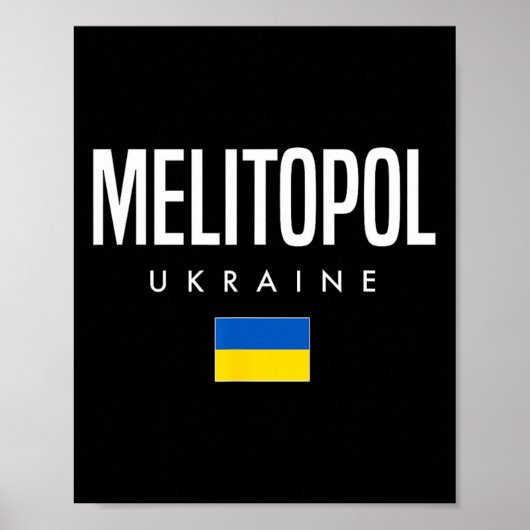 Melitopol Ukraine  Poster (Vorne)