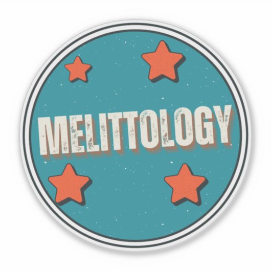 Melittologie Aufkleber (Vorderseite)