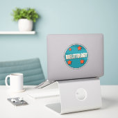 Melittologie Aufkleber (Laptop auf Schreibtisch)