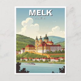 Melk Abbey Austria Travel Postkarte