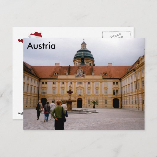 Melk Abbey, Melk, Österreich Postkarte (Vorne/Hinten)