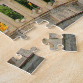 Melk Abbey mit Garten und Stadt, Österreich Puzzle (Seite)