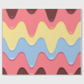 Melkeis-Party-Verpackung Geschenkpapier (Flach)