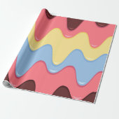 Melkeis-Party-Verpackung Geschenkpapier (Ungerollt)