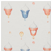 Melkeis Stoff (Nahaufnahme)