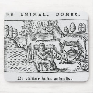 Melken der Rene Mousepad