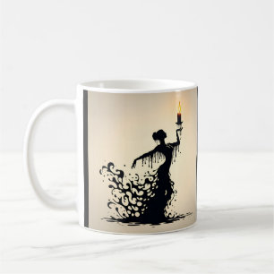 Melken Flamenco Tänzer Kaffeepause Tasse