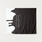 Melken von Schokolade Business Table Runner Banner Wandteppich (Vorderseite (Horizontal))