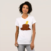 Melkeschokolade Popsicle Stick T - Shirt (Vorne ganz)