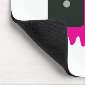 Melkrosa Retro Radio Mousepad (Ecke)