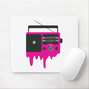 Melkrosa Retro Radio Mousepad