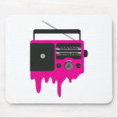 Melkrosa Retro Radio Mousepad (Vorne)
