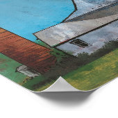 Melkscheune Poster (Ecke)