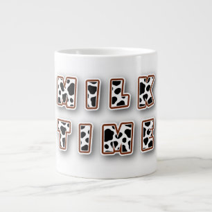 Melkzeit-Kuh-Muster Jumbo-Tasse